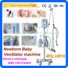 MSLVM16i Medical Trolley Neugeborene Baby Ventilator Maschine mit CPAP-System